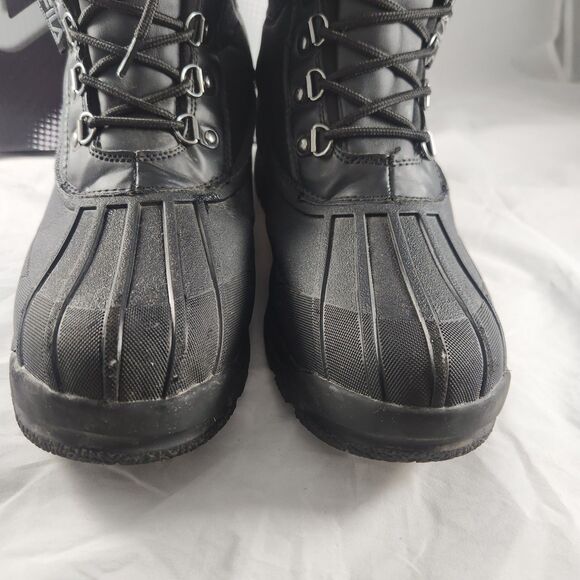 Fila Men\'s Sz 12 Weathertech Extreme Waterproof Duck Boots Black - Used w/ Box main image 12